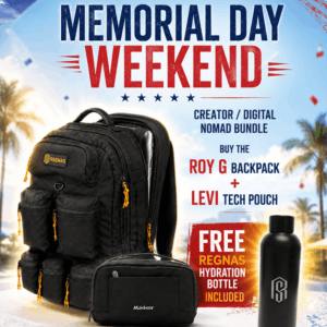 Roy G - Travel Backpack 35L & Levi Tech Pouch