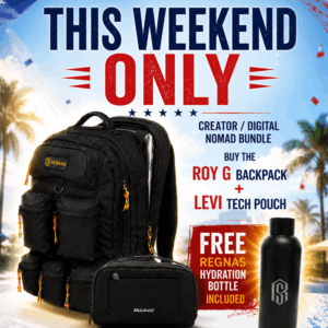 Roy G - Travel Backpack 35L & Levi Tech Pouch